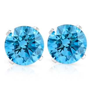 Blue Round Diamonds