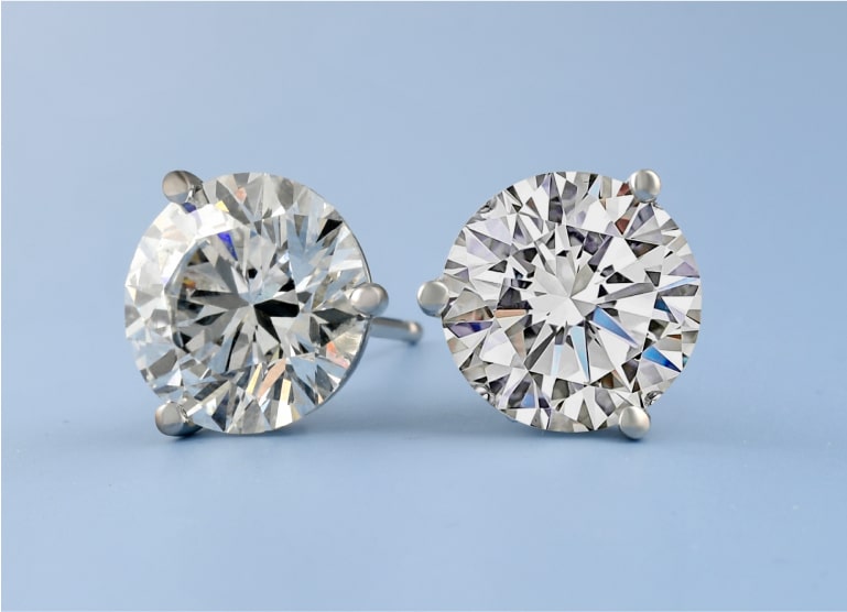 Diamond Stud Earrings