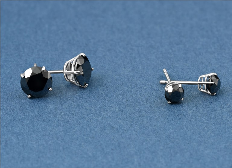 Black Diamond Studs